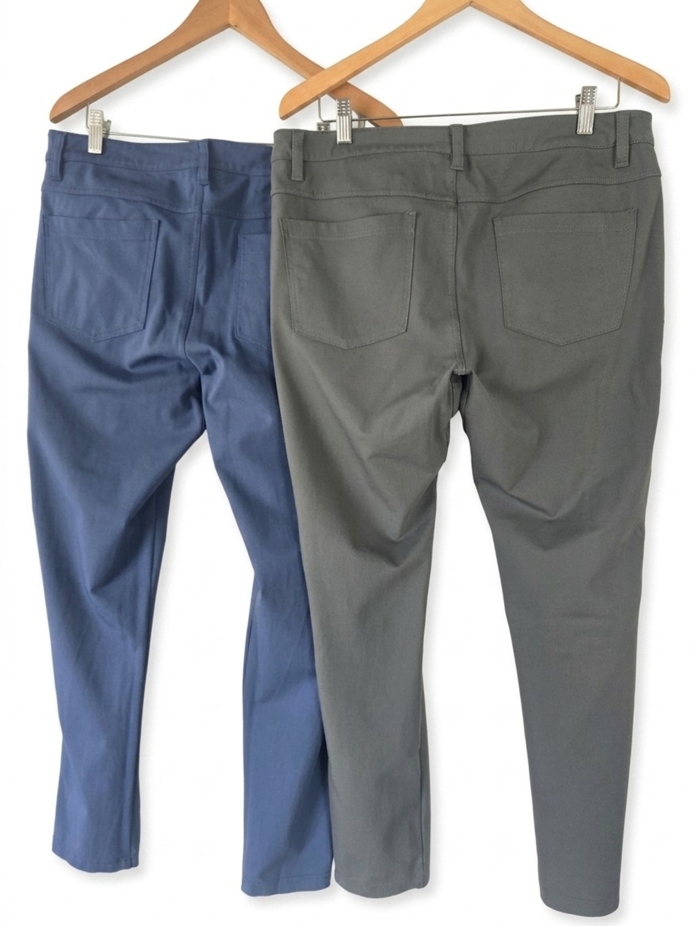 BYLT Premium Basics Everyday Pant 2.0 Skinny Fit Blue, Green, Mens 35x30 2-for-1